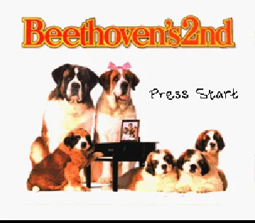 Beethoven's 2nd (USA) (Beta) screen shot title